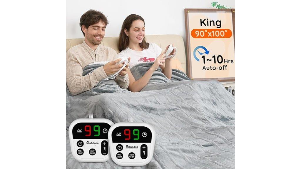 king sized electric blanket