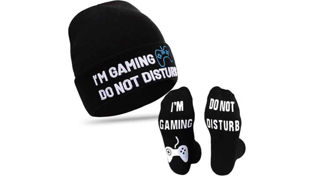 novelty gaming socks hat