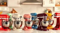 top kitchenaid mixer colors
