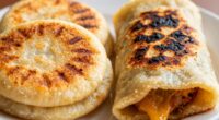 arepas pupusas food comparison