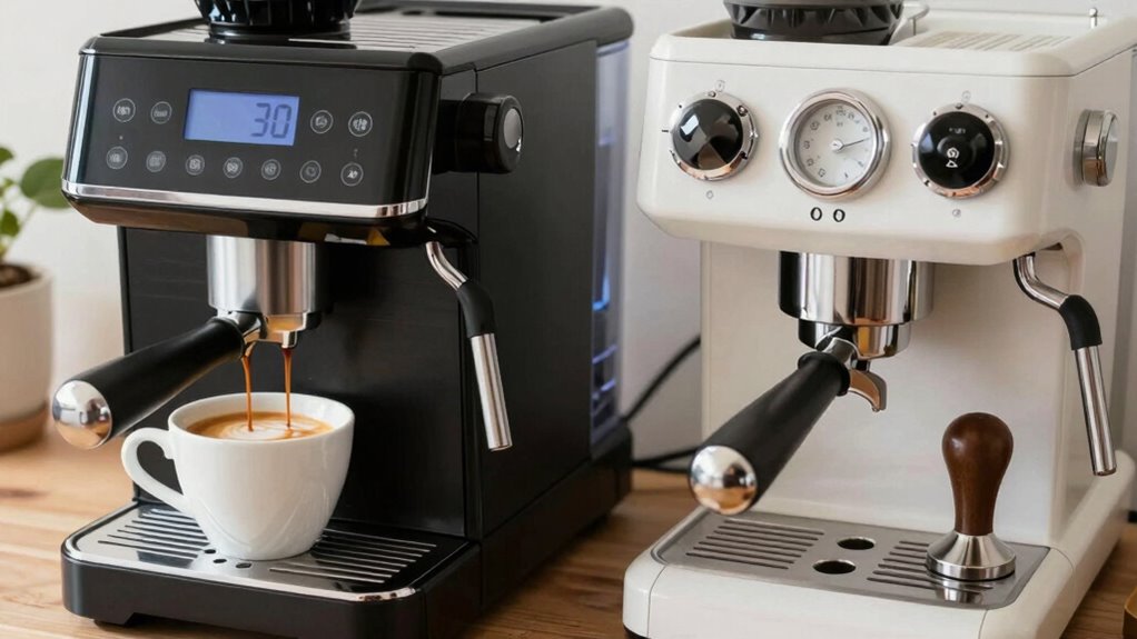 automatic vs manual espresso machines