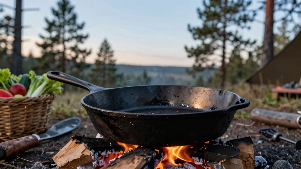camping cast iron skillet considerations