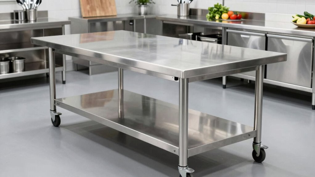 choosing durable stainless prep tables