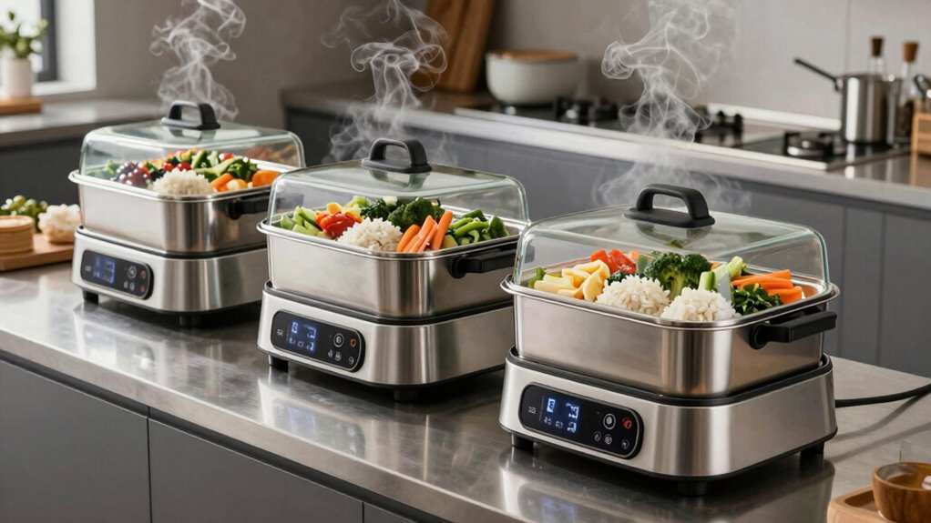 choosing spacious versatile steamers