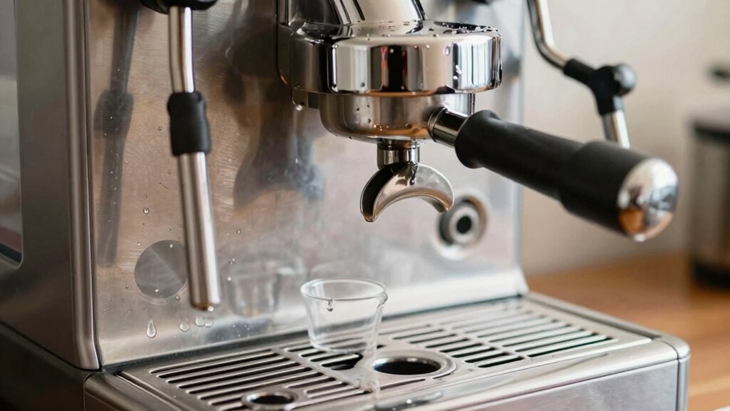 descale regularly based on water hardness