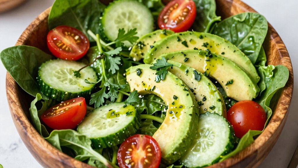 fresh ingredients vibrant presentation