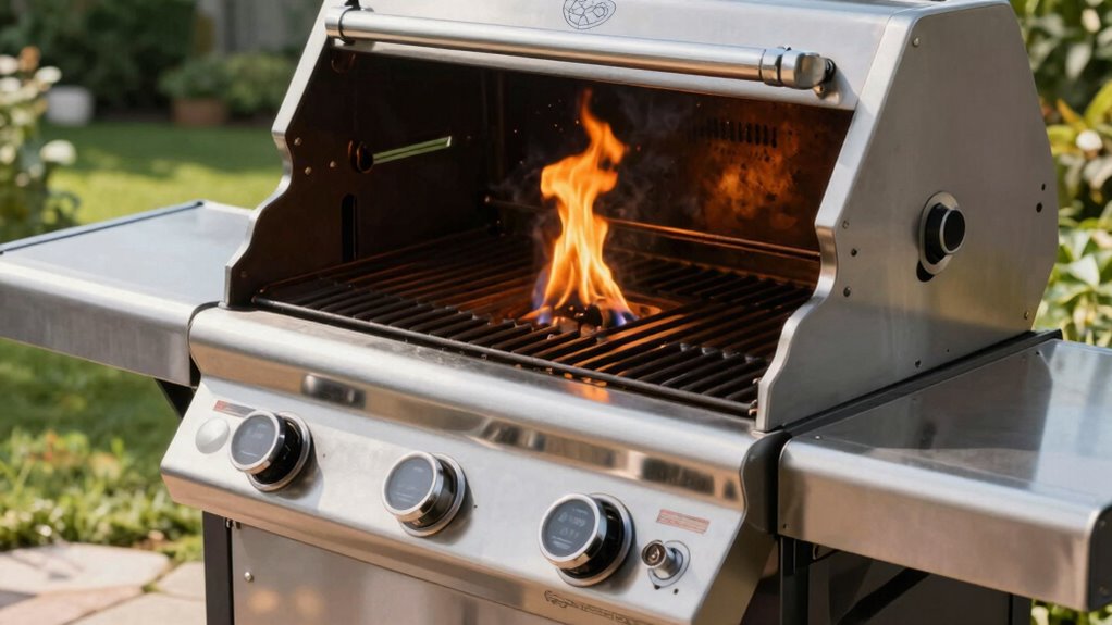 infrared propane grill features