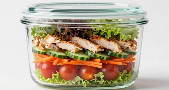 layer greens at bottom