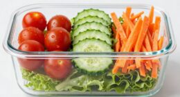 layered salad assembly technique