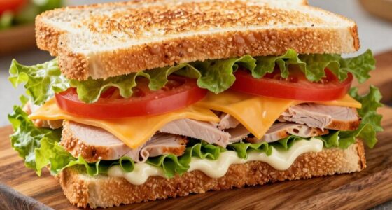 layering to keep bread dry