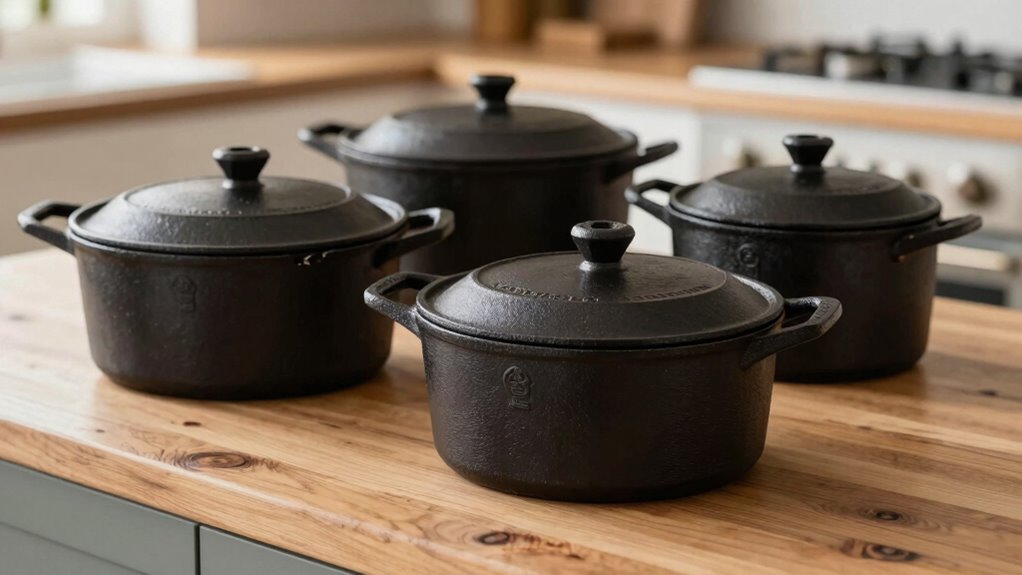 material size seasoning compatibility