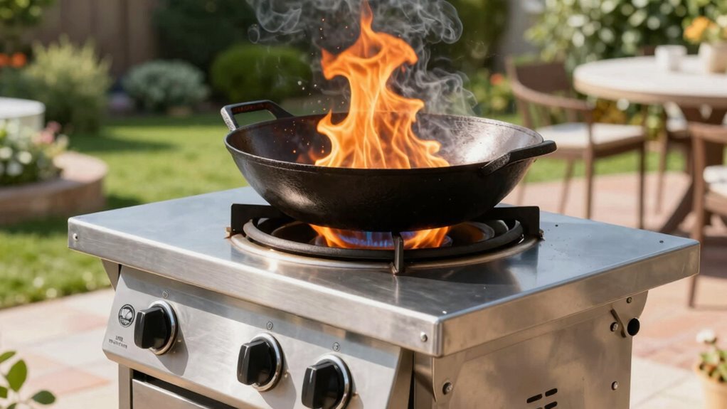 outdoor wok burner considerations