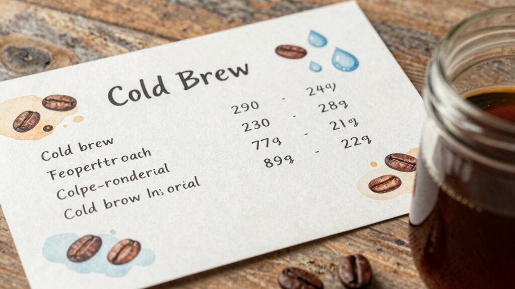 perfect cold brew ratios
