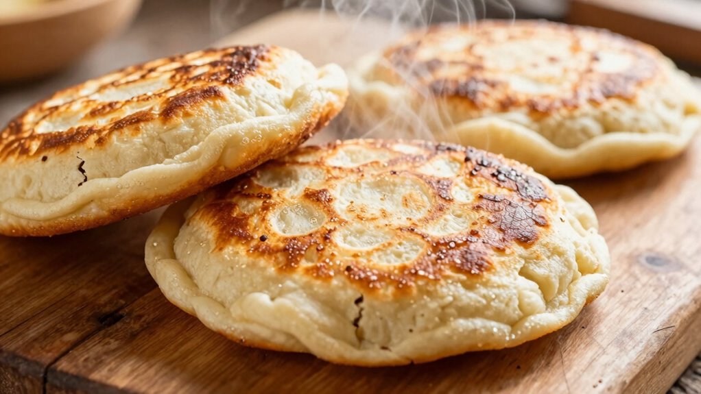 perfect puffing breakfast arepas