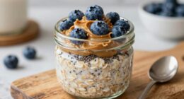 protein packed overnight oats