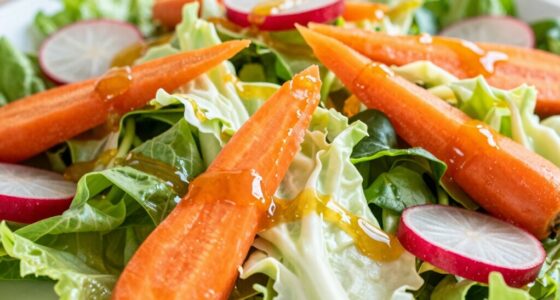 salad with fermented veggies