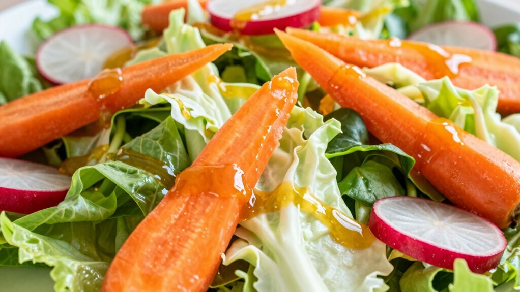 salad with fermented veggies