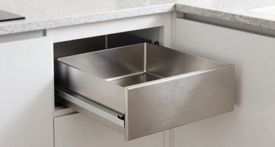top cabinet trash pull outs