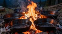 top camping cast iron skillets