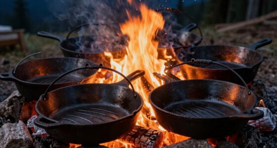 top camping cast iron skillets