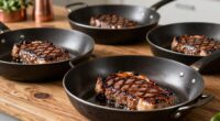 top carbon steel steak pans