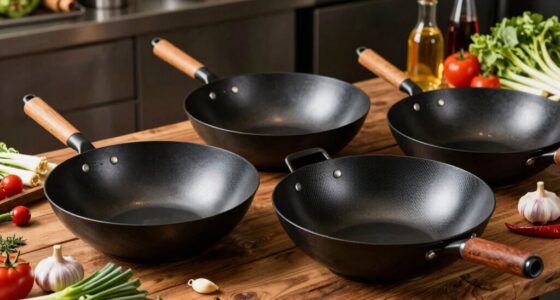 top carbon steel wok sets