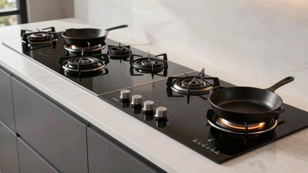 top cast iron induction burners
