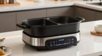 top dual temp electric hot pots