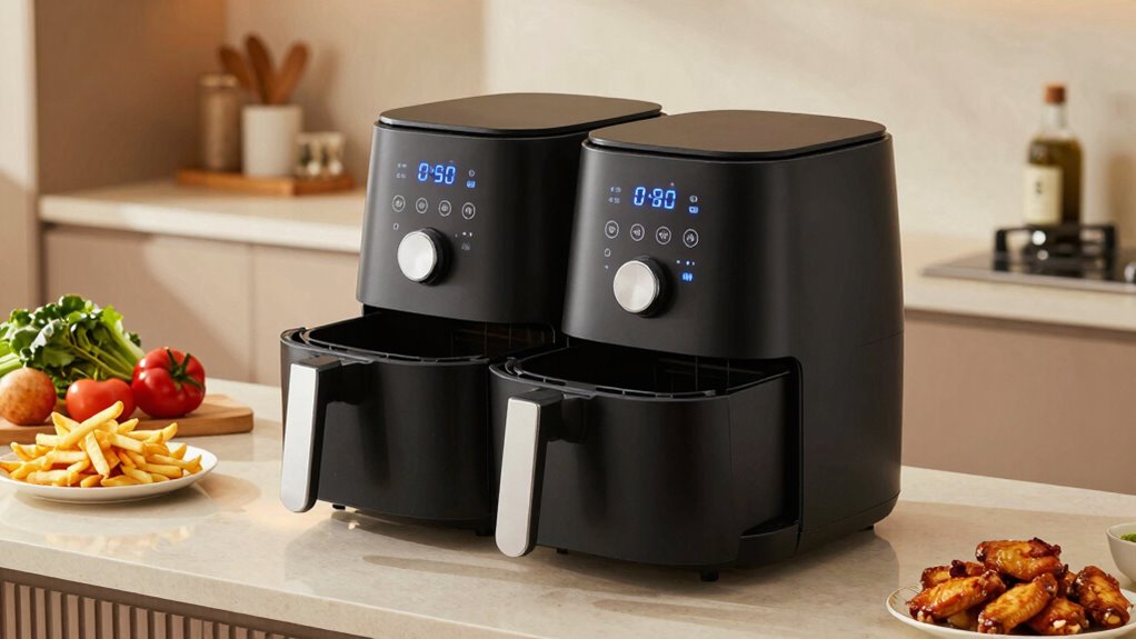 top dual zone air fryers