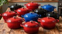 top enamelled cast iron braisers