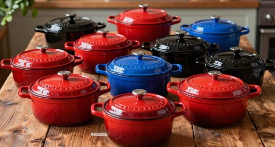 top enamelled cast iron braisers