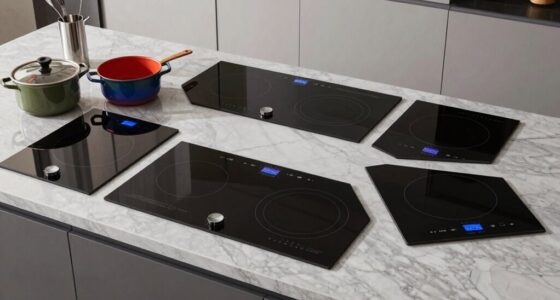 top induction cooktops with probe