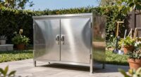 top outdoor steel cabinets