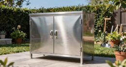 top outdoor steel cabinets