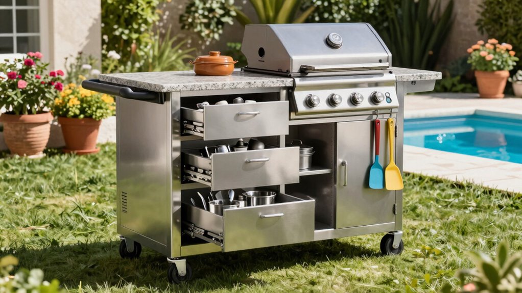 top outdoor storage carts