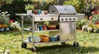 top outdoor wheeled kitchen carts