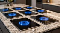 top slide in induction ranges