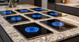 top slide in induction ranges