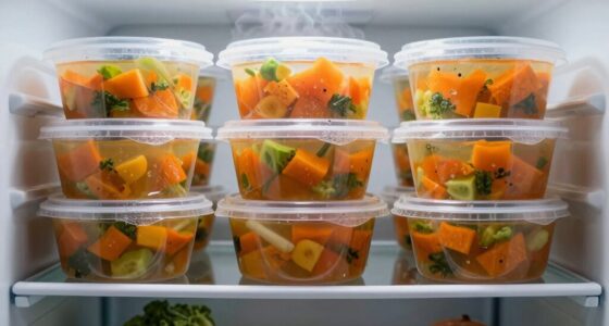 use airtight freezer containers