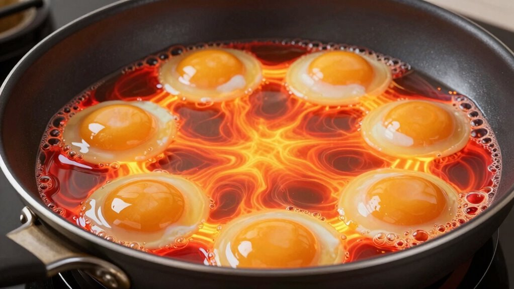 use low heat and quality cookware