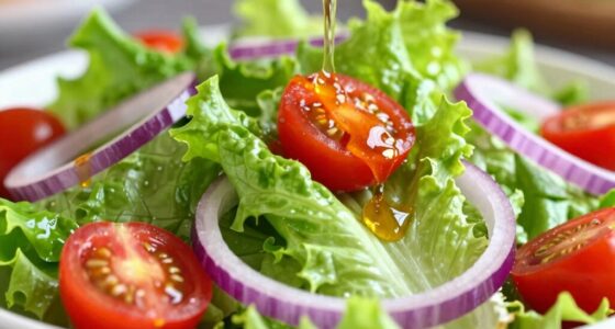 acid enhances salad flavor