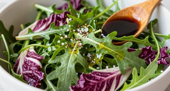 balance bitterness with dressing