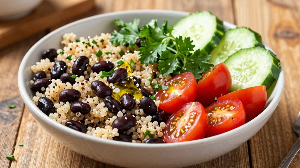 colorful flavorful salad presentation