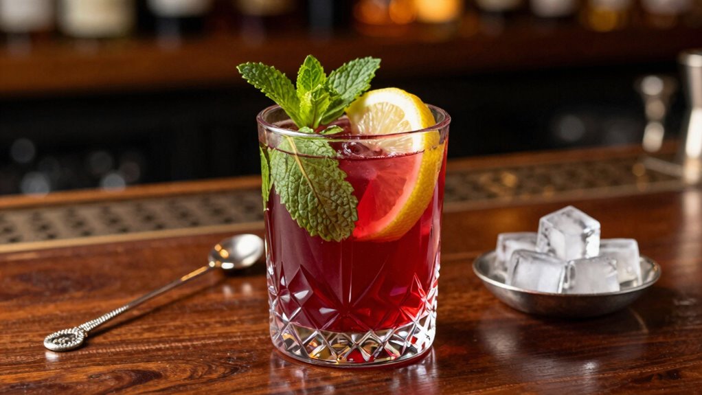creative garnishes and layering
