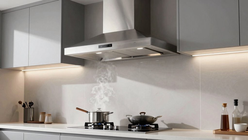 efficient quiet kitchen ventilation