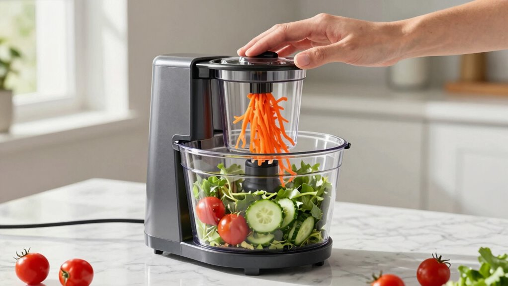 efficient safe salad preparation