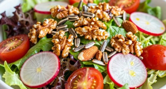 enhance salads with nuts