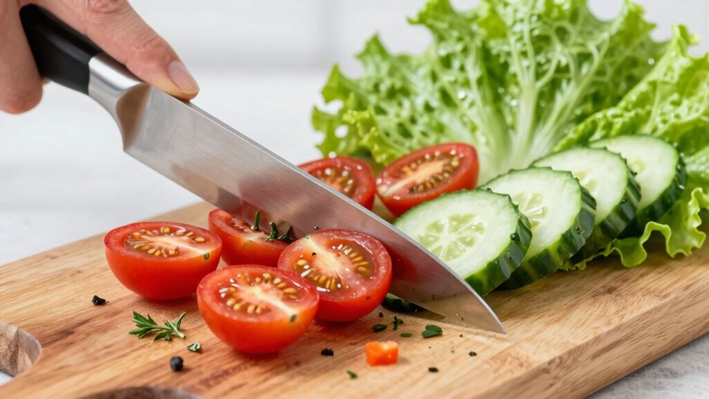 enhance salads with proper slicing