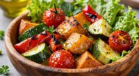 enhance salads with roasted vegetables