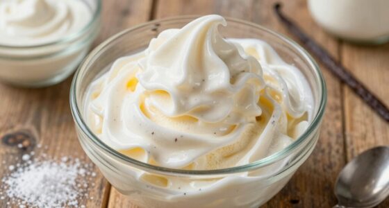 enhance texture with cream